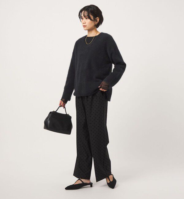 UNITED ARROWS green label relaxing「［size SHORT/TALLあり］キモウ ドット ニーハイフレアパンツ」|その他|