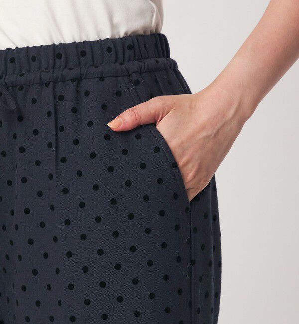 UNITED ARROWS green label relaxing「［size SHORT/TALLあり］キモウ ドット ニーハイフレアパンツ」|その他|
