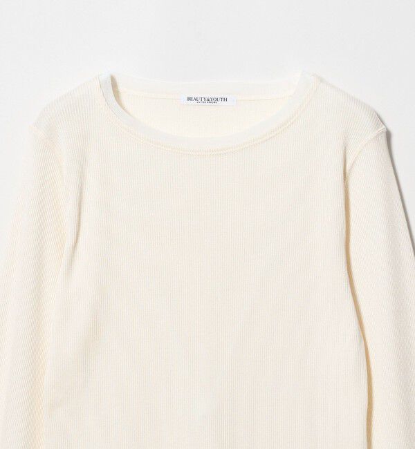 BEAUTY&YOUTH UNITED ARROWS「ポリエステルコットン テレコ チュール ドッキングプルオーバー」|Tシャツ・カットソー|
