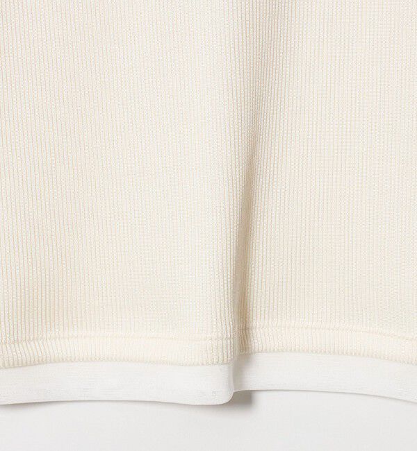 BEAUTY&YOUTH UNITED ARROWS「ポリエステルコットン テレコ チュール ドッキングプルオーバー」|Tシャツ・カットソー|
