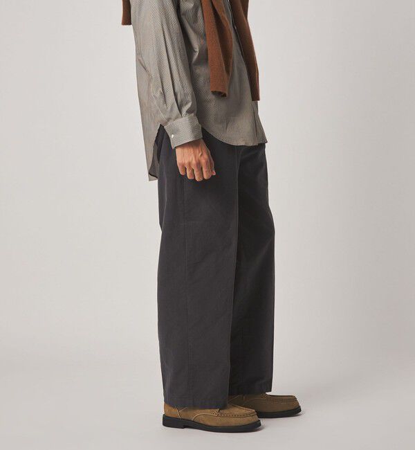 STEVEN ALAN「＜Steven Alan＞ ライトモールスキン イン ツープリーツ ドレス トラウザーズ II」|スラックス|