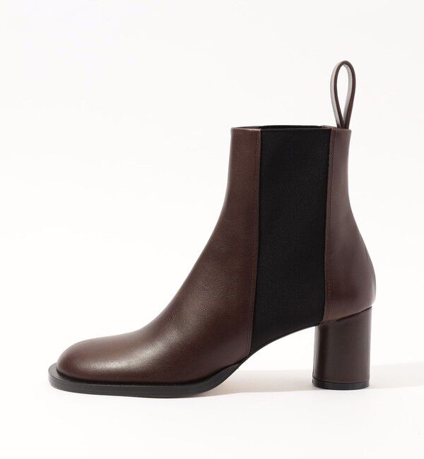 TOMORROWLAND GOODS「PIPPICHIC OBLIQUE SIDEGOA レザー ショートブーツ」|ショートブーツ|