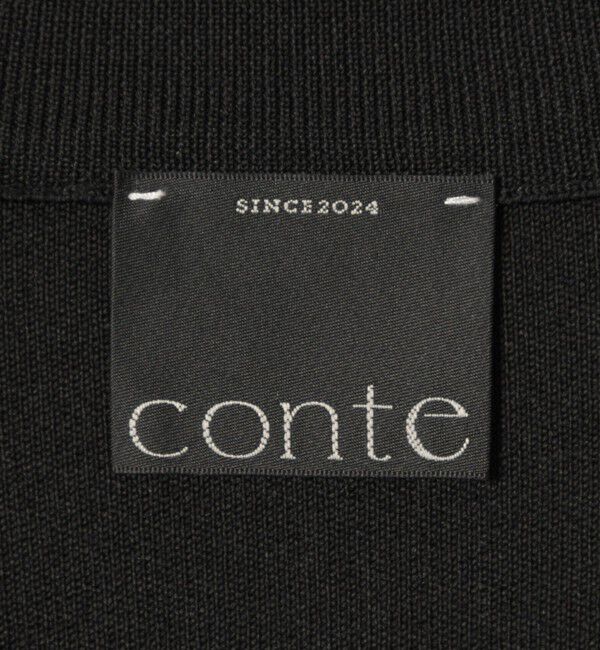 conte「＜conte＞チュニック ハーフジップニット」|ニット・セーター|