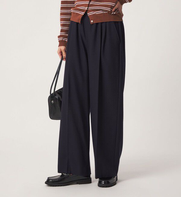 UNITED ARROWS green label relaxing「［size SHORT/TALLあり］キモウ ニーハイワイドパンツ」|その他|