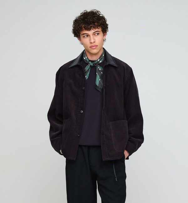 UNITED ARROWS green label relaxing「【別注】＜UNIVERSAL OVERALL＞GLR コーデュロイ カバーオール ジャケット」|ブルゾン・スタジャン|