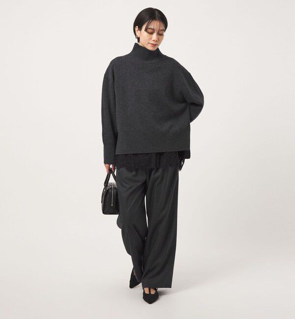 UNITED ARROWS green label relaxing「［size SHORTあり］SERENITY ハイネック プルオーバー ニット」|ニット・セーター|