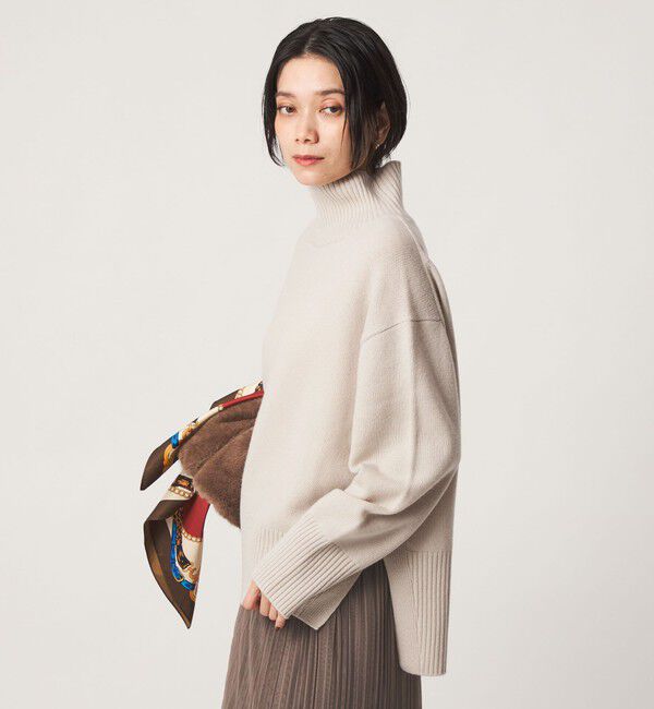 UNITED ARROWS green label relaxing「［size SHORTあり］SERENITY ハイネック プルオーバー ニット」|ニット・セーター|