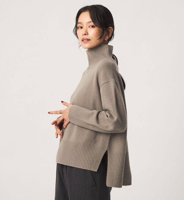 UNITED ARROWS green label relaxing「［size SHORTあり］SERENITY ハイネック プルオーバー ニット」|ニット・セーター|