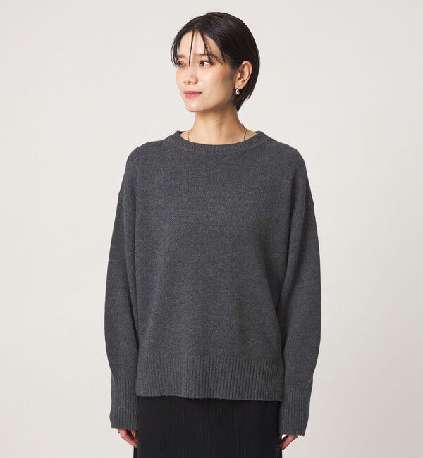 UNITED ARROWS green label relaxing「［size SHORTあり］SERENITY クルーネック プルオーバー ニット」|ニット・セーター|