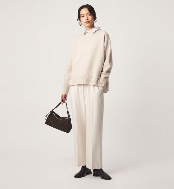 UNITED ARROWS green label relaxing「［size SHORTあり］SERENITY クルーネック プルオーバー ニット」|ニット・セーター|
