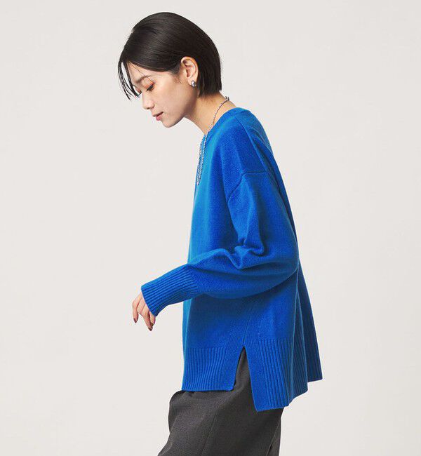 UNITED ARROWS green label relaxing「［size SHORTあり］SERENITY クルーネック プルオーバー ニット」|ニット・セーター|