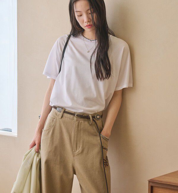 BEAUTY&YOUTH UNITED ARROWS「【WEB限定 Wardrobe DAILY MINIMAL】ドルマンスリーブ Tシャツ」|Tシャツ・カットソー|
