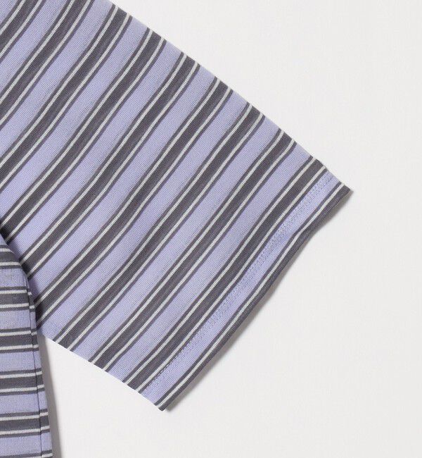 BEAUTY&YOUTH UNITED ARROWS「コットンポリエステル シアーボーダー Tシャツ」|Tシャツ・カットソー|