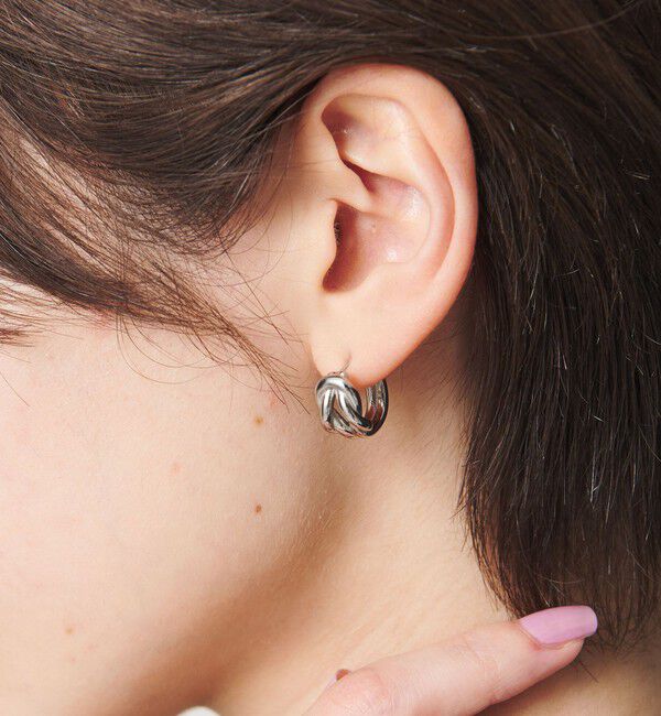 BEAUTY&YOUTH UNITED ARROWS「＜by Preek＞ノット フープ ピアス」|ピアス|