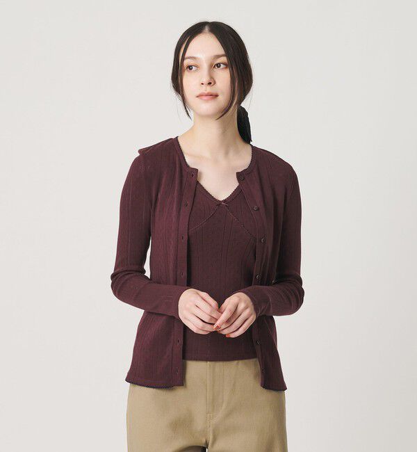 BEAUTY&YOUTH UNITED ARROWS「【別注】＜PALM＞クルーネック カーディガン」|カーディガン|