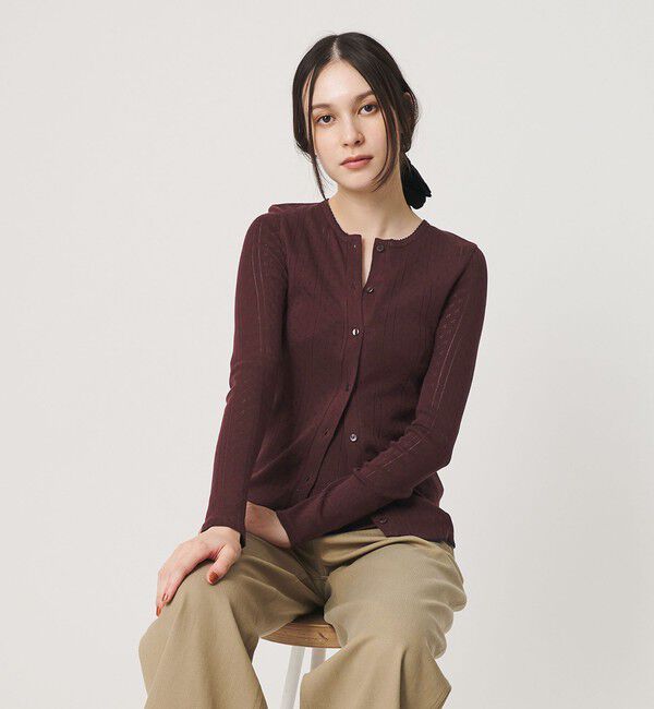 BEAUTY&YOUTH UNITED ARROWS「【別注】＜PALM＞クルーネック カーディガン」|カーディガン|