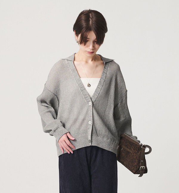 BEAUTY&YOUTH UNITED ARROWS「コットンポリエステル スキッパー カーディガン ウォッシャブル」|カーディガン|