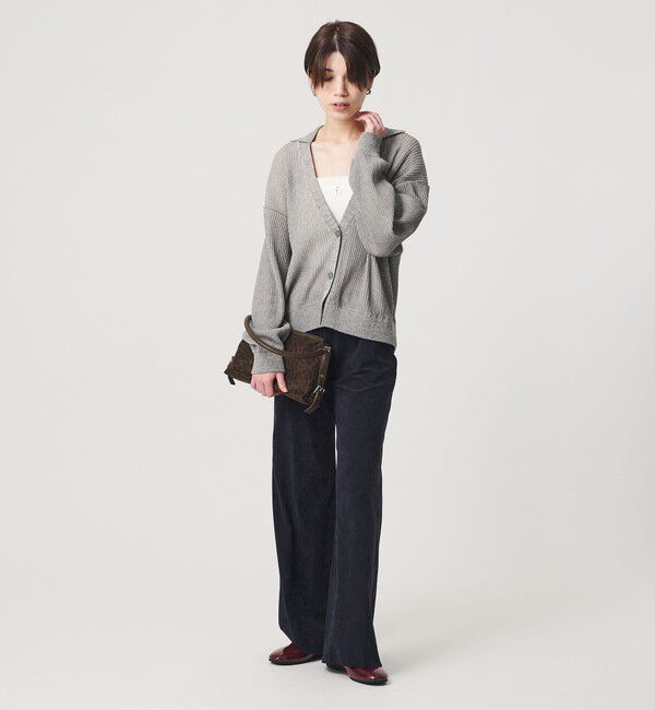 BEAUTY&YOUTH UNITED ARROWS「コットンポリエステル スキッパー カーディガン ウォッシャブル」|カーディガン|