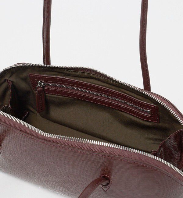 BEAUTY&YOUTH UNITED ARROWS「＜ADD CULUMN＞FIGRE BOSTON レザーライク ショルダーバッグ」|ボストンバッグ|