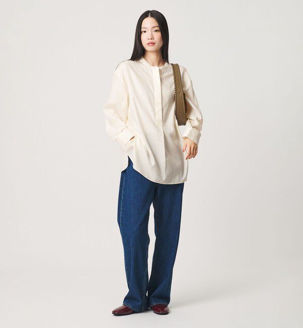 BEAUTY&YOUTH UNITED ARROWS「キュプラコットン スキッパー ブラウス」|シャツ・ブラウス|
