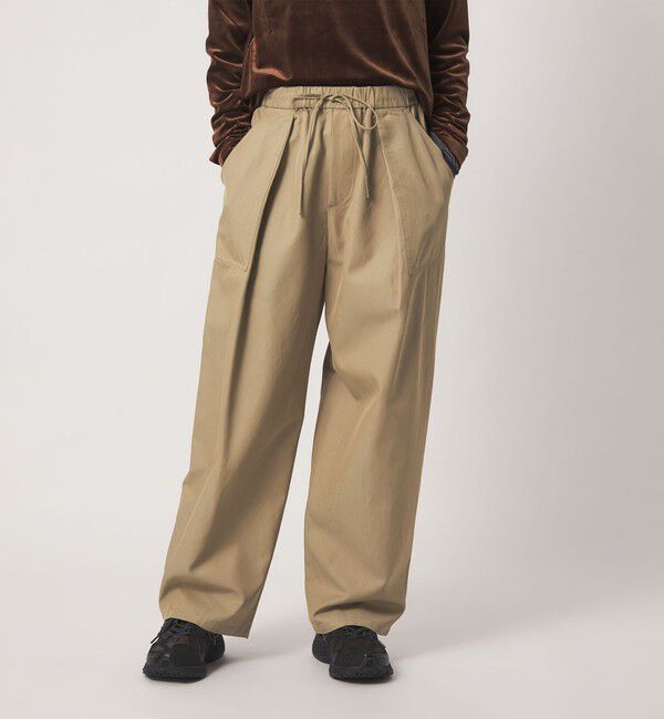 BEAUTY&YOUTH UNITED ARROWS「タック パッチポケット ドローストリング パンツ」|その他|