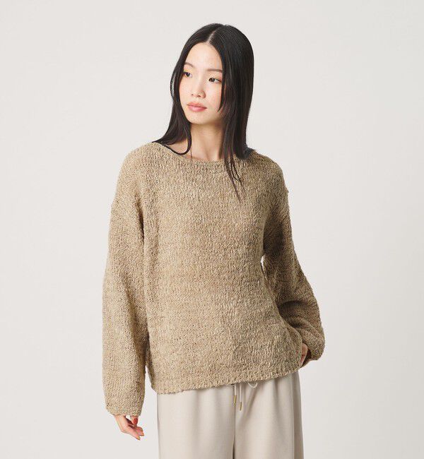 BEAUTY&YOUTH UNITED ARROWS「テープヤーン ニットプルオーバー ウォッシャブル」|ニット・セーター|
