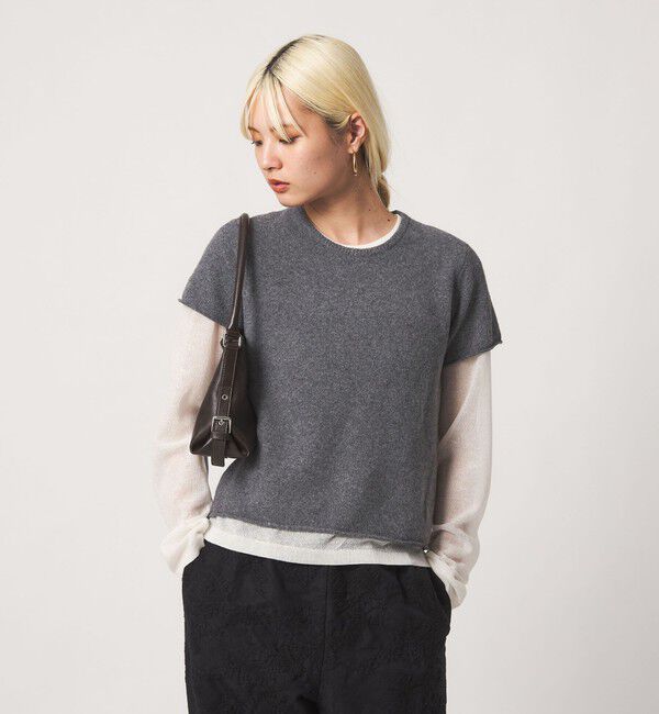 BEAUTY&YOUTH UNITED ARROWS「レイヤード セット ニットプルオーバー ウォッシャブル」|ニット・セーター|
