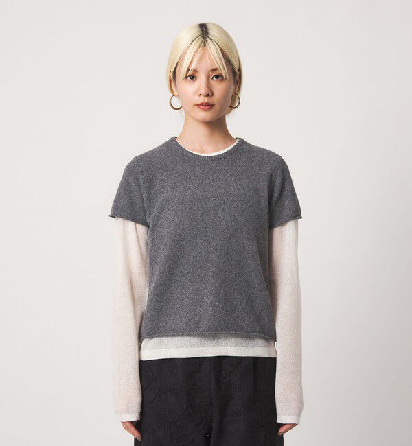 BEAUTY&YOUTH UNITED ARROWS「レイヤード セット ニットプルオーバー ウォッシャブル」|ニット・セーター|