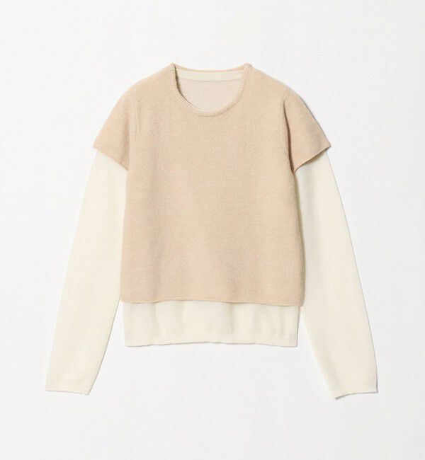 BEAUTY&YOUTH UNITED ARROWS「レイヤード セット ニットプルオーバー ウォッシャブル」|ニット・セーター|