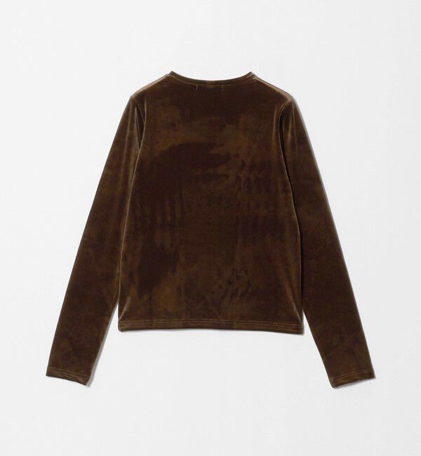 BEAUTY&YOUTH UNITED ARROWS「ベロア ロングスリーブTシャツ ウォッシャブル」|Tシャツ・カットソー|