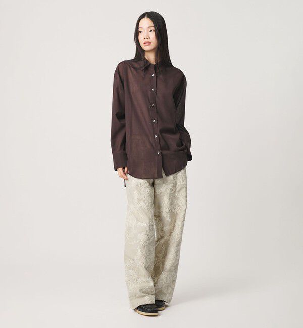 BEAUTY&YOUTH UNITED ARROWS「ジャガード ペイズリー エンブロイダリー ドローストリングパンツ」|その他|