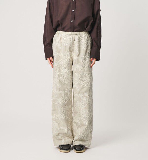 BEAUTY&YOUTH UNITED ARROWS「ジャガード ペイズリー エンブロイダリー ドローストリングパンツ」|その他|