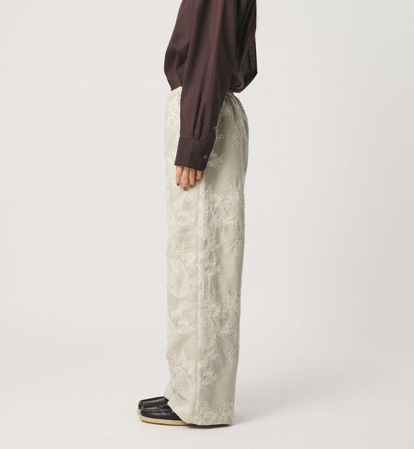 BEAUTY&YOUTH UNITED ARROWS「ジャガード ペイズリー エンブロイダリー ドローストリングパンツ」|その他|