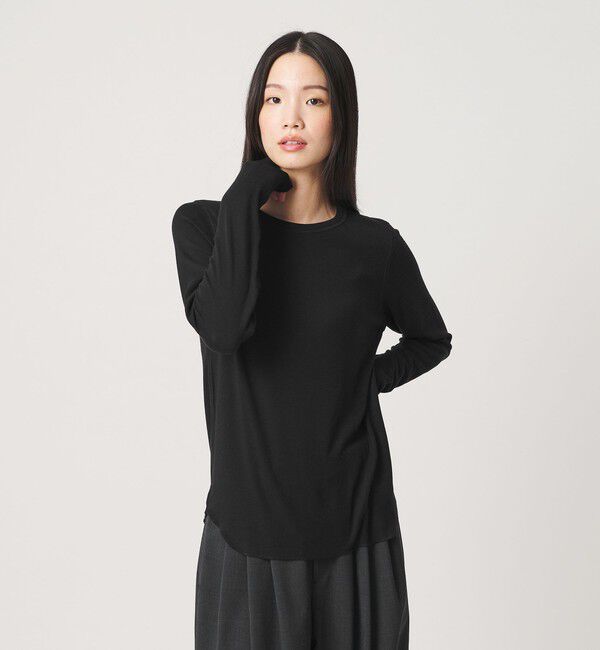 BEAUTY&YOUTH UNITED ARROWS「毛セルロースブレンド クルーネック カットソー」|Tシャツ・カットソー|