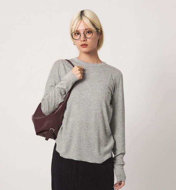 BEAUTY&YOUTH UNITED ARROWS「毛セルロースブレンド クルーネック カットソー」|Tシャツ・カットソー|
