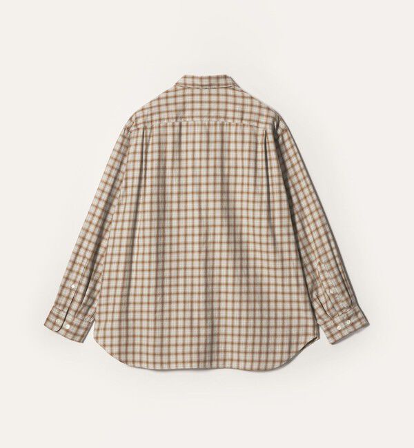 STEVEN ALAN「＜Steven Alan＞ ネル オンブレチェック レギュラーカラー シャツ LOOSE」|シャツ・ブラウス|