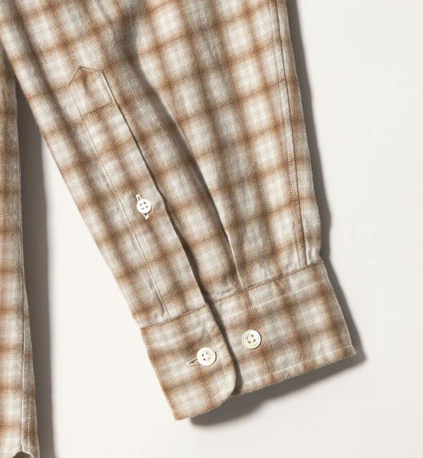 STEVEN ALAN「＜Steven Alan＞ ネル オンブレチェック レギュラーカラー シャツ LOOSE」|シャツ・ブラウス|