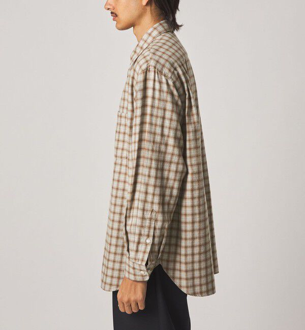 STEVEN ALAN「＜Steven Alan＞ ネル オンブレチェック レギュラーカラー シャツ LOOSE」|シャツ・ブラウス|