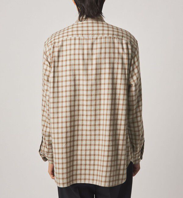 STEVEN ALAN「＜Steven Alan＞ ネル オンブレチェック レギュラーカラー シャツ LOOSE」|シャツ・ブラウス|