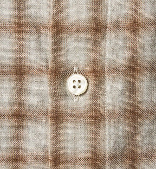 STEVEN ALAN「＜Steven Alan＞ ネル オンブレチェック レギュラーカラー シャツ LOOSE」|シャツ・ブラウス|