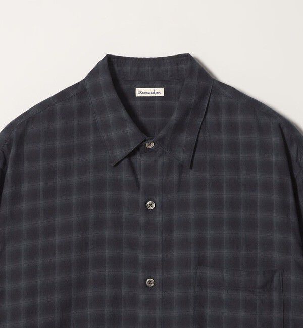 STEVEN ALAN「＜Steven Alan＞ ネル オンブレチェック レギュラーカラー シャツ LOOSE」|シャツ・ブラウス|