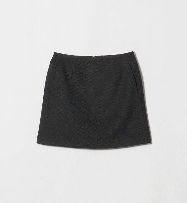 BEAUTY&YOUTH UNITED ARROWS「ポリエステルブレンド ミニスカート」|スカート|BLACK
