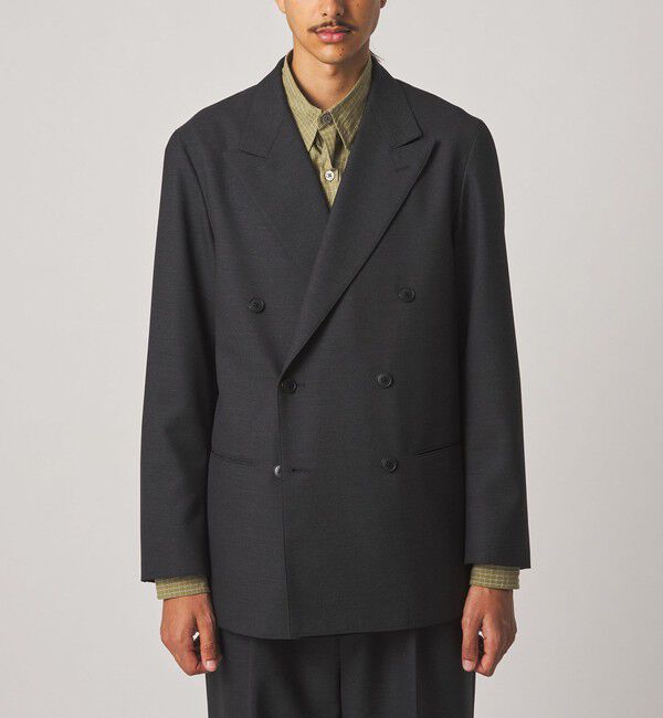 STEVEN ALAN「＜Steven Alan＞ マットピケ ダブルブレステッド 6B ジャケット」|テーラードジャケット|