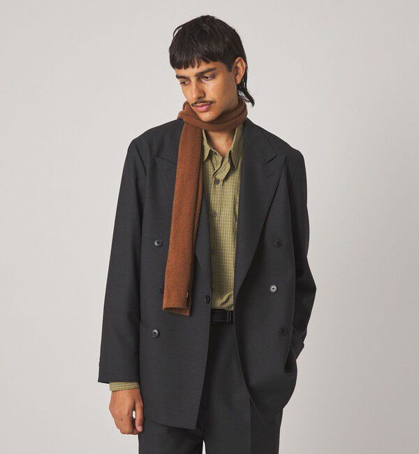 STEVEN ALAN「＜Steven Alan＞ マットピケ ダブルブレステッド 6B ジャケット」|テーラードジャケット|