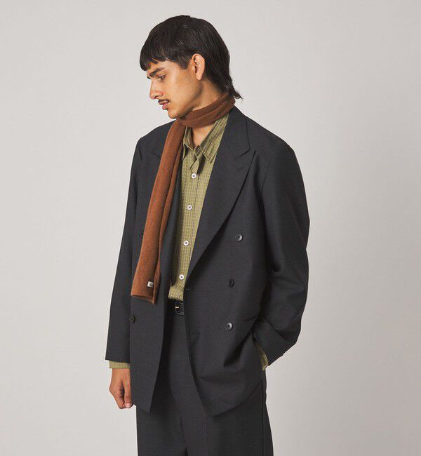 STEVEN ALAN「＜Steven Alan＞ マットピケ ダブルブレステッド 6B ジャケット」|テーラードジャケット|