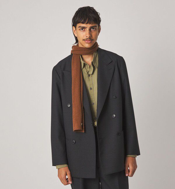 STEVEN ALAN「＜Steven Alan＞ マットピケ ダブルブレステッド 6B ジャケット」|テーラードジャケット|
