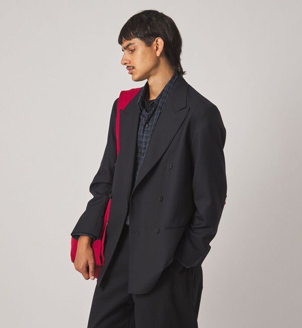 STEVEN ALAN「＜Steven Alan＞ マットピケ ダブルブレステッド 6B ジャケット」|テーラードジャケット|