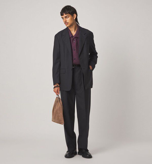 STEVEN ALAN「＜Steven Alan＞ マットピケ シングルブレステッド 2B ジャケット」|テーラードジャケット|