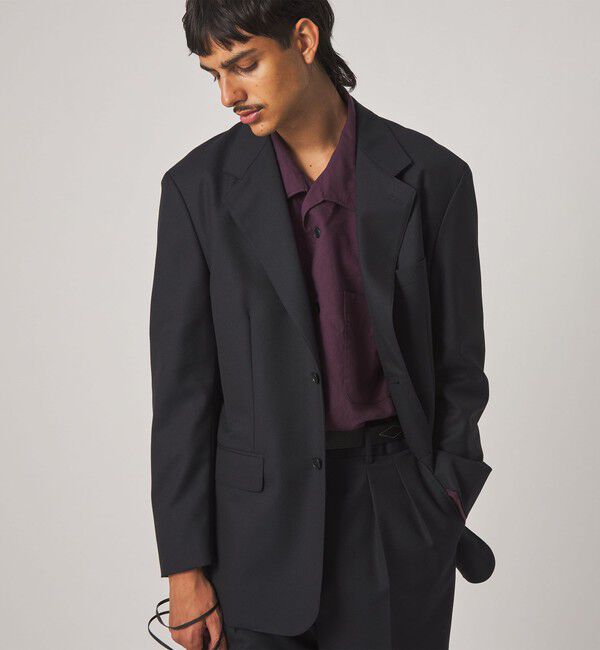 STEVEN ALAN「＜Steven Alan＞ マットピケ シングルブレステッド 2B ジャケット」|テーラードジャケット|