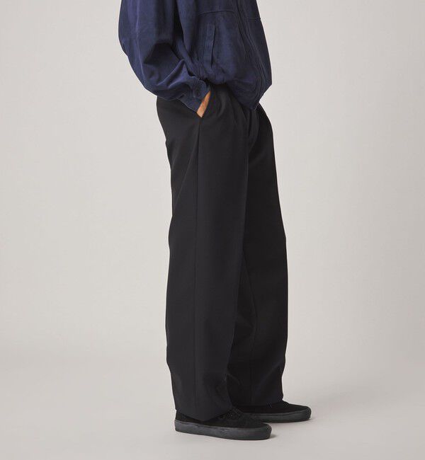 STEVEN ALAN「＜Steven Alan＞ マットピケ イン ツープリーツ ドレス トラウザーズ II」|スラックス|
